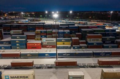 РЖД в 2,6 раза увеличили транзит контейнеров из Китая в Европу через Калининград за год